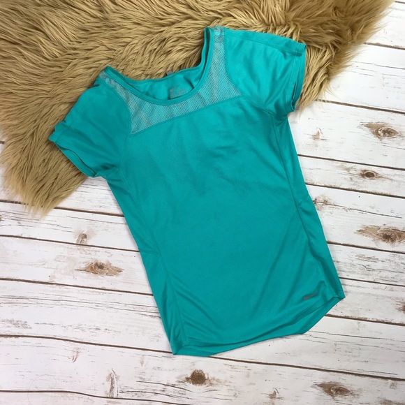 Nike Dry Fit Turquoise Top - Picture 2 of 8